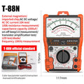 2025New Pointer Multimeter T88A T88B T88C AC/DC 2500V Volt-Ammeter Analog Multimetro Resistor Tester With Coat Electrician Tools