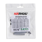33Values 0402 0603 0805 1206 1210 2512  SMD Resistor Kit Assorted Kit 1ohm-1M ohm Sample Kit 80Values 36Values 10Values