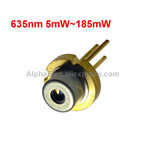 1piece 635nm 5mW RED Laser Diode TO56 N-Type RLD63NPC5 C6 638nm 640nm 10mW 15mW 30mW 50mW 120mW LD185mW GH0631IA2KC