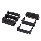 FC 6/8/10/12/14/16/18/20/24/26/30/34/40/50/60/64Pin 2.54mm Pitch Female IDC Socket Connector Ribbon Cable DC3 Header Male Socket