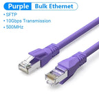 Vention Cat6A Bulk Ethernet Cable 10Gbps SFTP Cat 6A Patch Cord for ADSL PLC Servo Motor Ethernet Swicth PC RJ45 Networking Wire