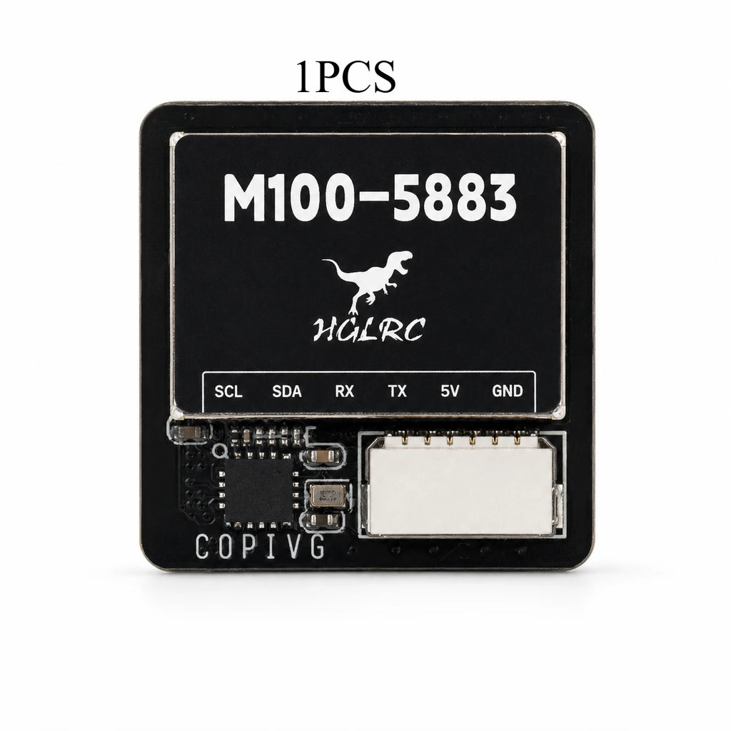 HGLRC M100-5883 M10 GPS Compass for FPV Racing Freestyle Long Range Drone 10Hz 72CH Ceramic Antenna UBLOX 5V M8N GPS Alternative