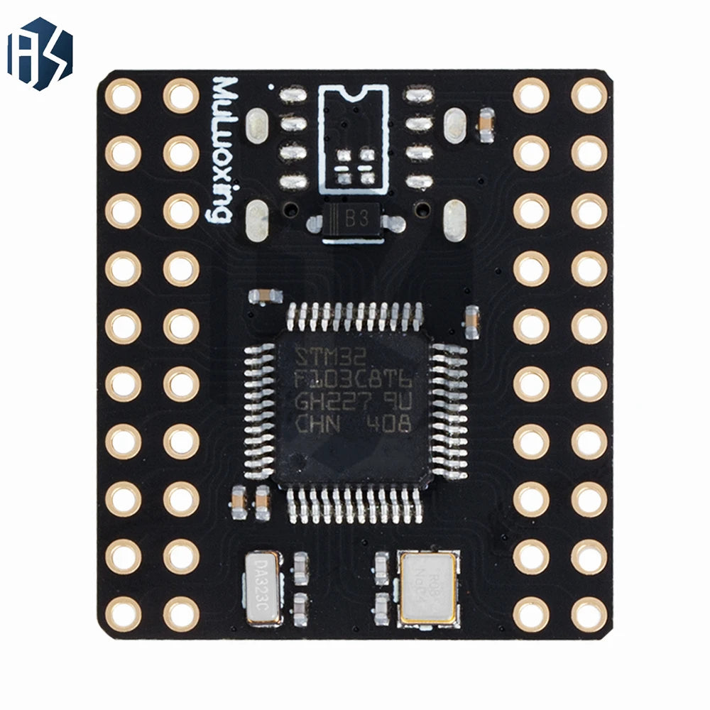 STM32F103C8T6  ch340 ARM Cortex-M3 Core Development Board, 72MHz MCU Module, 64KB Flash 20KB SRAM, 37 GPIO for Arduino