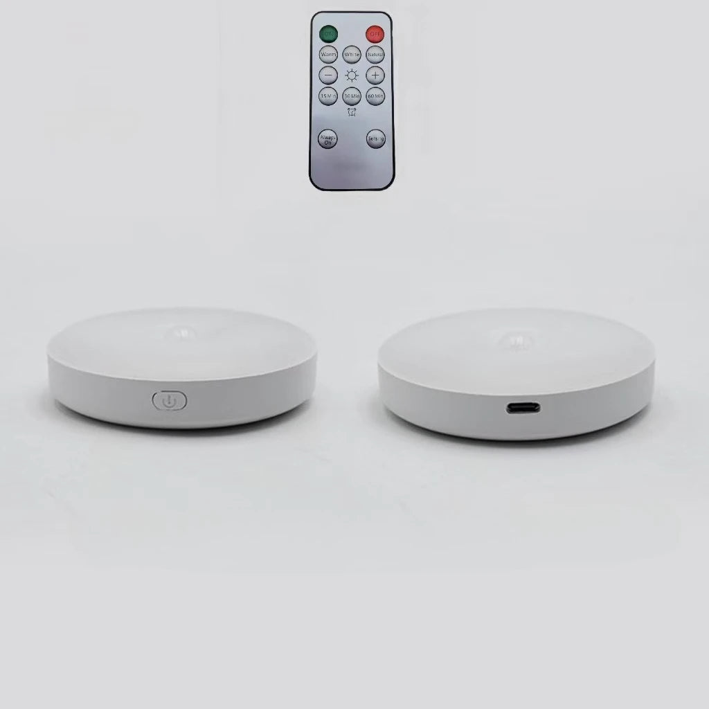Three-color remote control induction night light can be used for wine cabinets, wardrobes, stairs, display cabinets, kitchens