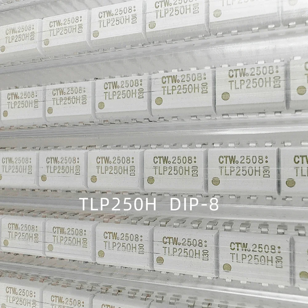Chiptowin TLP250H DIP-8 Photocoupler, IGBT Gate Driver, 3750V Isolation, 40kV/µs CMR, RoHS, for Industrial Inverter