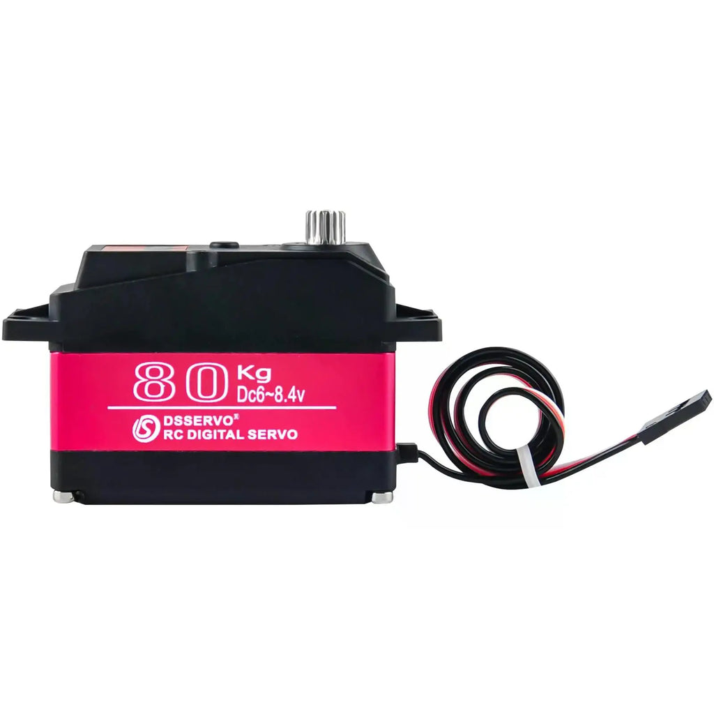80kg.cm Digital Servo High Torque 7.4V Motor Metal Robotic 180/270 Degree Waterproof IP66 with Arm for HPI Baja 5B SS RC Car