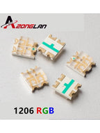 100pcs SMD LED 0402 1615 0807 1206 5050 3528 RGB 4Pin Diode LED High quality, high brightness color red green blue