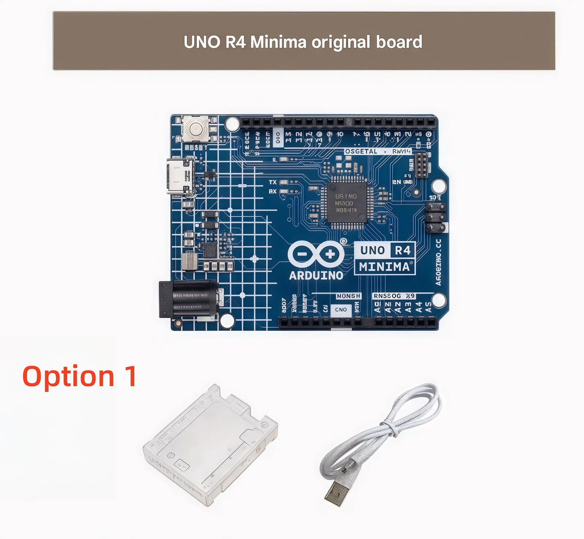 Arduino UNO R4 Minima/WiFi version original motherboard controller kit
