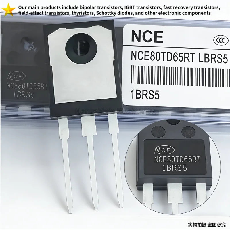 5PCS-10PCS Brand New Original NCE80TD65BT TO-247 80TD65BT NCE80TD65 IGBT Power Transistor 80A 650V