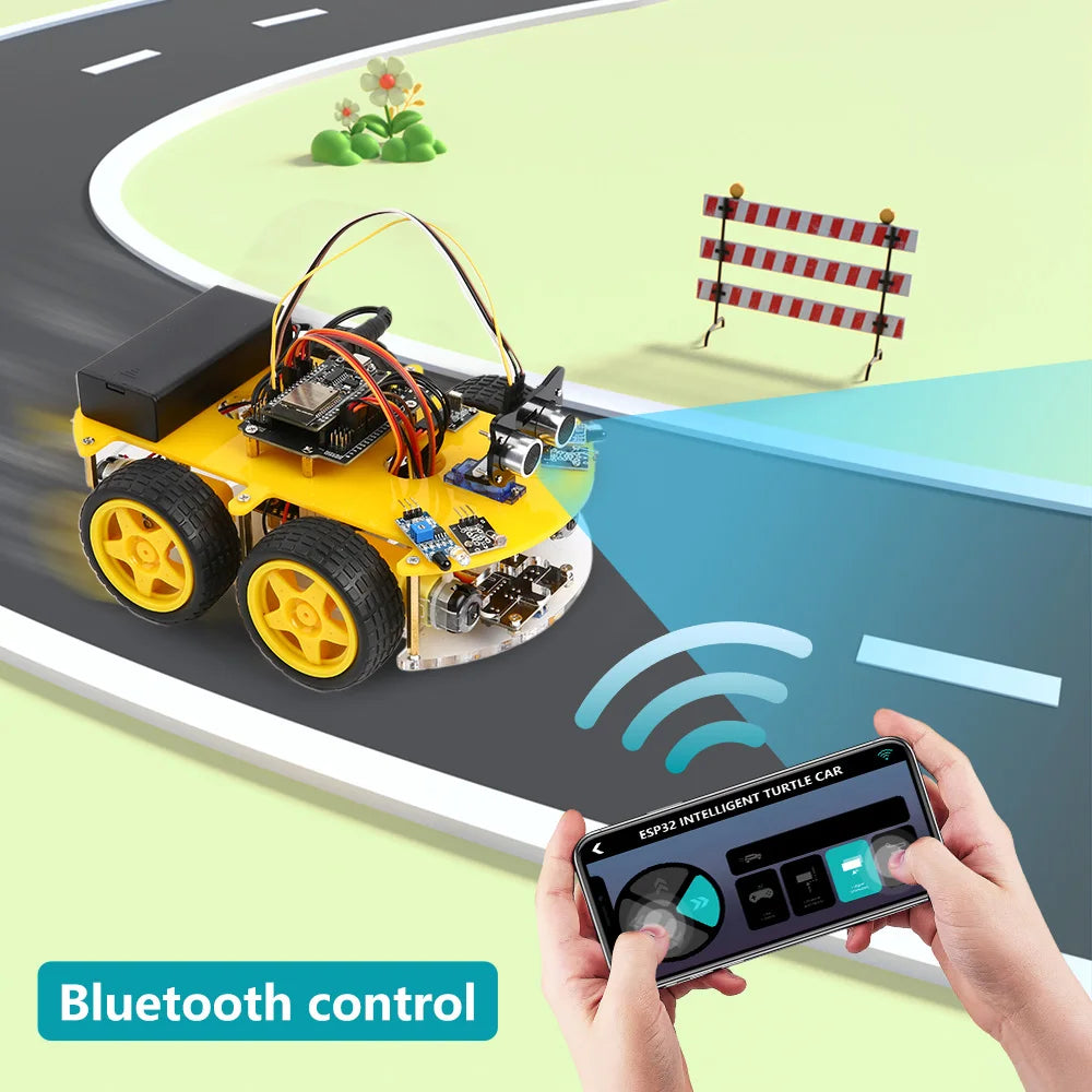 ESP32 Smart Robot Car Kit  Remote Control Car for Arduino Programming Project STEM Education Science Coding Kit
