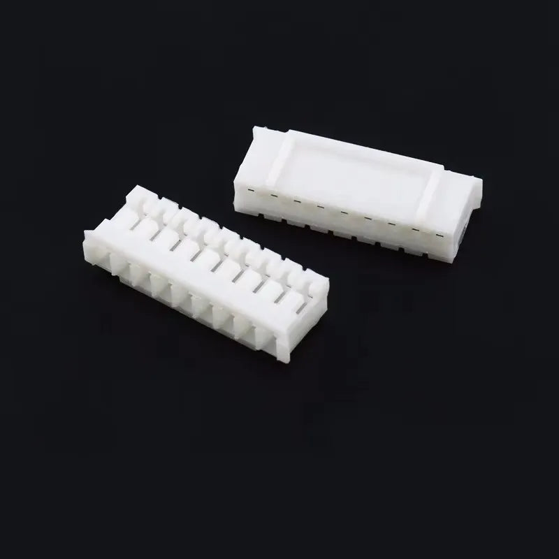 100PCS JST PH 2.0 2P 3P 4P 5P 6P 7P 8P 9P 10P 11P 12 Pin Header PH2.0 2mm Connectors Leads PH-AW PH-Y Curved Pins Male Shell