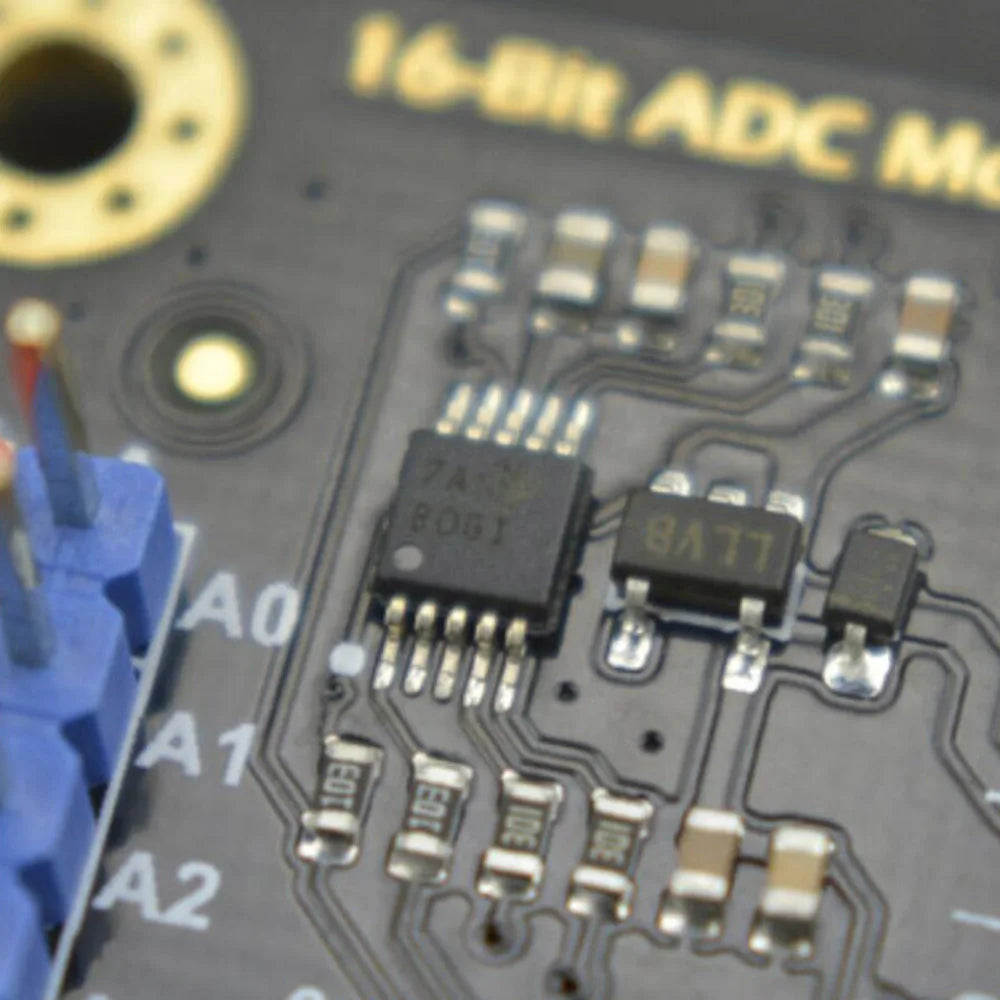 DFRobot Gravity I2C ADS1115 16-Bit ADC Analog to Digital Conversion Module 3.3~5V Supports Cascade for Arduino Raspberry Pi
