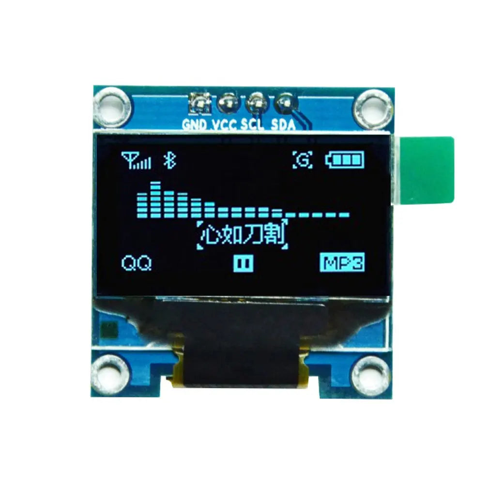 0.96" Inch OLED Display Screen Module I2C IIC 128x64 SS - D - 1306 3.3V-5V Blue/blue Yellow/White for Arduino ESP32 ESP8266