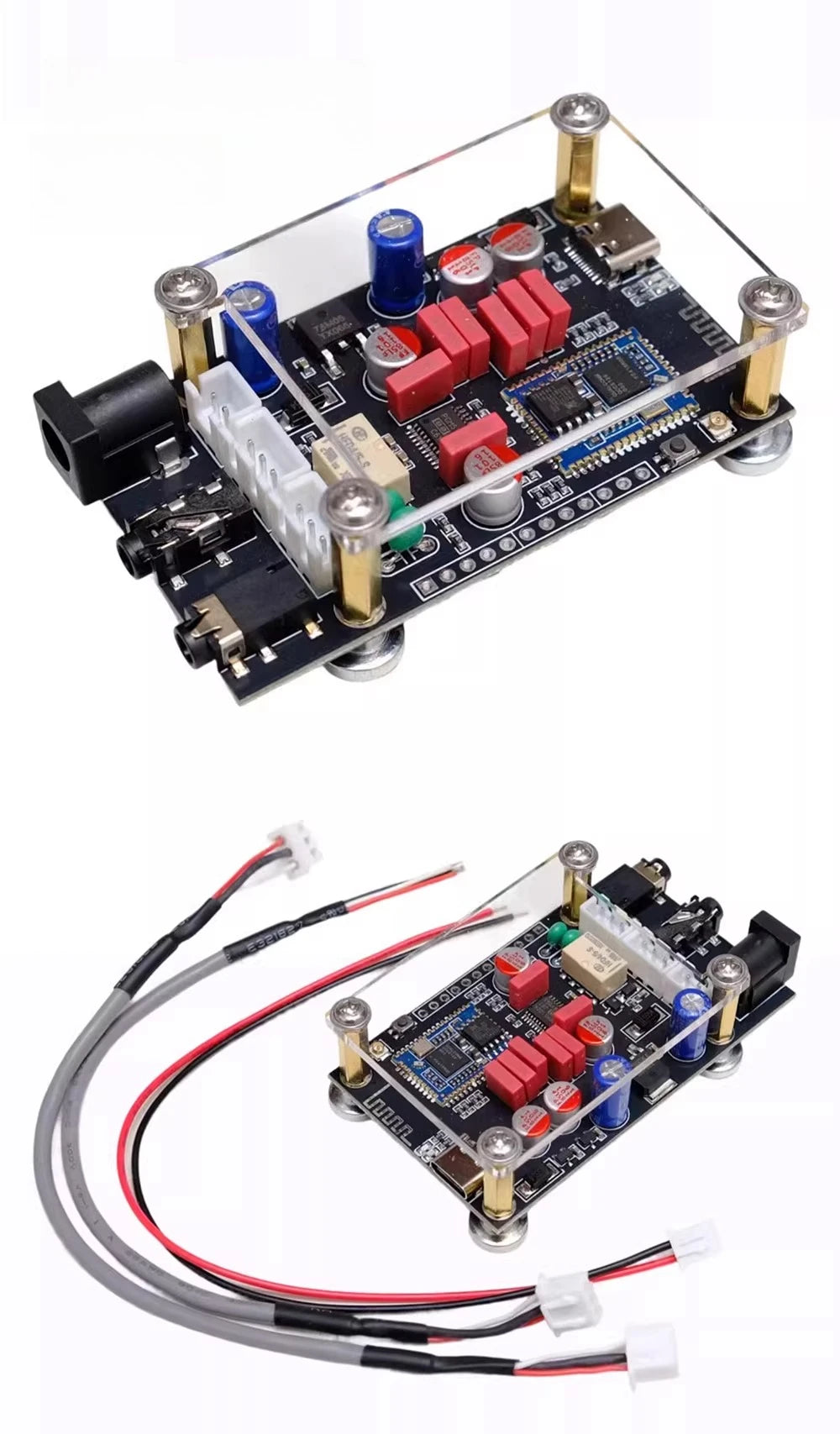 For QCC5125 pcm5102 for Qualcomm Bluetooth Decoder Receiver Module for aptx LDAC Audiophile Level