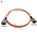 RG142 Coax Cable Double Shielded Crimp for UHF PL259 N Type TNC BNC Male Female Connector Extension Fast Delivery Brass Copper