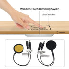 New DC12V 24V Smart Sensor 5A 60W LED Light Switch Wood Board Penetrable Touch Switch for Cabinet LED Light Equipment Supplies