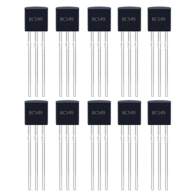 10 Values NPN PNP Power Transistors Assortment Kit BC327 BC337 BC517 BC547 BC548 BC549 BC550 BC556 BC557 BC558 Each Value 10PCS