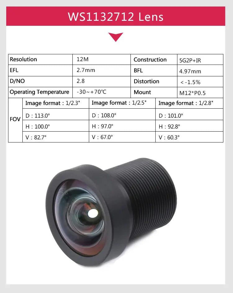 New Original Raspberry Pi High Quality HQ M12 Camera Module 12.3MP IMX477 Sensor, Support for M12-Mount Lens