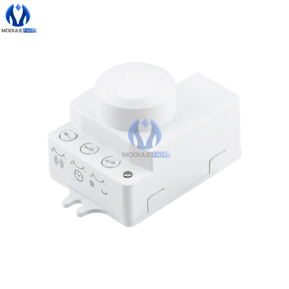 AC 220V 5.8GHz Microwave Radar Sensor Switch Human Body Motion Induction Sensor for LED Light Sensors Switches