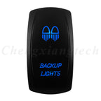 12V 20A Blue Led Car Boat Laser Rocker Switch ON OFF, (ON) OFF, ON OFF ON, (ON) OFF ON, (ON) OFF (ON) Waterproof