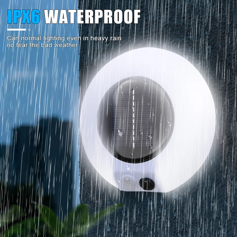 Foldable LED 120° Solar Light Outdoor Wall Lamp Waterproof Spotlights Lamp Motion Sensor Solar 3 Modes Street Light Garden Decor