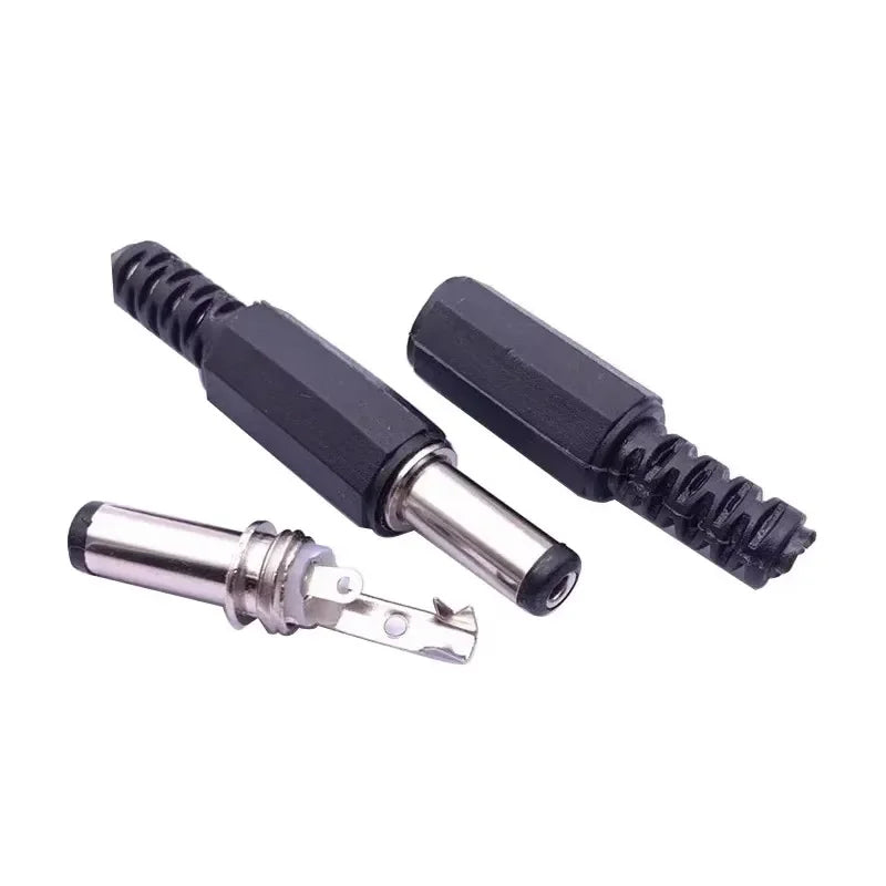 5/20/100PCS 5.5mmX2.5mm Male Jack DC Power Plug 5.5*2.1mm Solder Type Adapter Adaptor Connector DC Barrel Plugs