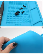 Silicone Soldering Mat ESD Antistatic Heat Insulation Motherboard Electronics Phone Repair Maintenance Working Platform Pad