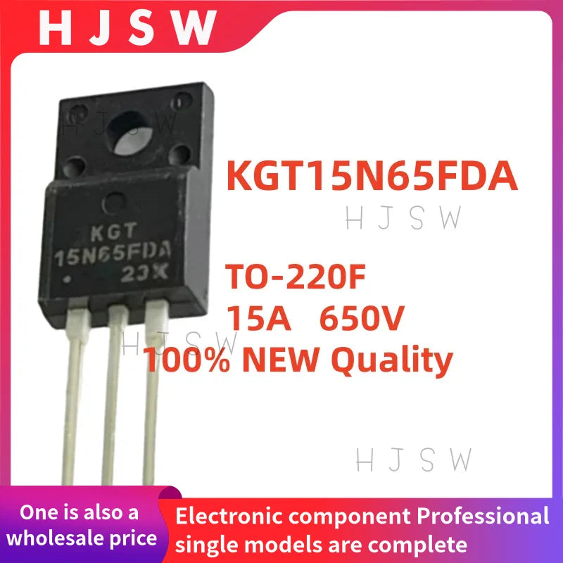 10/20/30PCS 100% Brand New and Quality KGF15N65FDA 15N65FDA TO-220F 15A 650V IGBT for Single-Tube Inverter