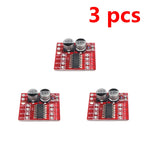 Mini L298N 2 Channel DC Motor Driver Module, Dual H-Bridge for DC Stepper Motor, 1.5A for Arduino Smart Car Robot (3/6Pcs)