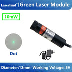 Green Laser Diode Module 10mW Dot Line Cross Projector for Alignment of Cloth Cutting Location