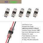 Cable Terminal Electric Wire Connector Clamp Block Quick Splice Scotch Lock Crimp for LED Car Wiring Joint Kit Tool Accessories