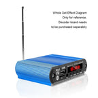 Aluminum Case for Bluetooth MP3 Decoder Board Wireless Player WMA Car Accessory USB/FM Audio Module Box Shell for Decoder Board