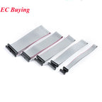 Gray Flat Ribbon Cable 1.27MM 2.0MM 2.54MM Pitch AVR 20cm Data Line Wire FC-6/8/10/12/14/16/20/24/26/30/34/40/50P Pin Connector