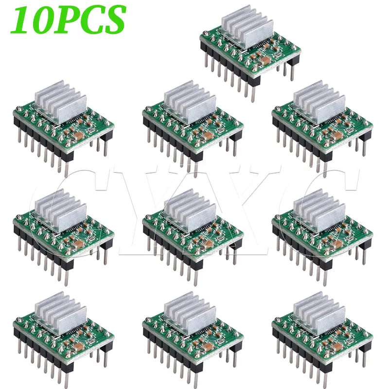 5-10PCS 3D Printer Parts StepStick A4988 DRV8825 Stepper Motor Driver With Heat sink Carrier Reprap RAMPS 1.4