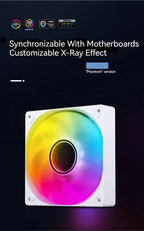 JONSBO SL-120 ARGB Fan 120mm Cooler for PC Case Fan 5V 3PIN/4PIN PWM CPU Cooler PC Fan RGB Front Reverse Case Fan