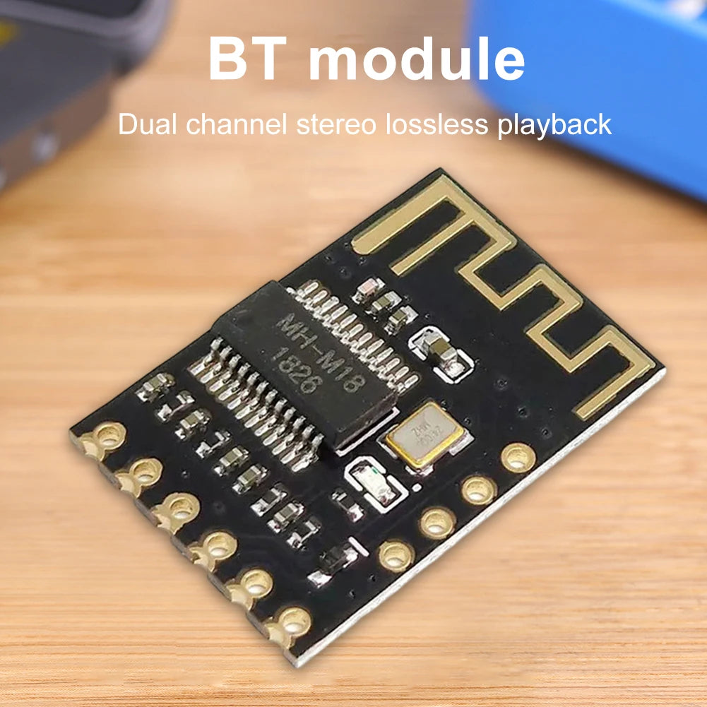 MH-M18/M28/M38 Wireless Stereo Music Module with Indicator Light Bluetooth Audio Module HiFi DIY Kit MP3 Decoder Board