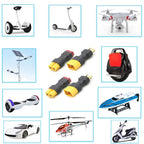 1pcs XT60 Male Plug to T Male / T Female Plug to XT60 Female Adapter For RC Helicopter Quadcopter LiPo Battery Plug Connector Pa