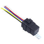 DC 12V/24V 4 Pin 5 Pin 30A Waterproof Automotive Relay With Socket Car Relay Auto Relay  Fuse Coil 1.8W Voltage Relay Vehicle