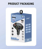 MP3 Music Player Car Bluetooth 5.3 FM Transmitter Wireless QC3.0& PD 20W Dual Fast Charging Car Adapter