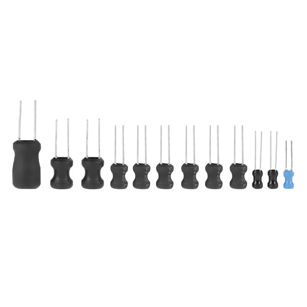 145Pcs 10uH-10mH Inductor 12 Values with A Storage Box Inductor Assorted Kit Choke Inductor Electronics Projects