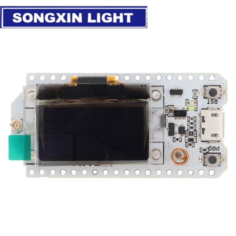 SX1276 ESP32 868mhz 915mhz 0.96 Inch Blue OLED Display Bluetooth WIFI Lora 32 Kit Board Development Breadboard Components Ryzen