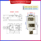 IGBT SKKT 42 57 72 92 106 122 132 162 172 215 250 330 E 16E Thyristor Diode Module For Dimming UPS power supply Motor soft start