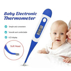 Professional Animal Digital Thermometer with Soft Probe Blue Digital Pet Dog Cat Veterinary Thermometer Waterproof Equipment