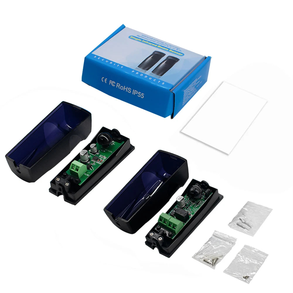 Infrared Photocells Sensor Photocell Detector for Garage Gate Door Not Included (Battery)