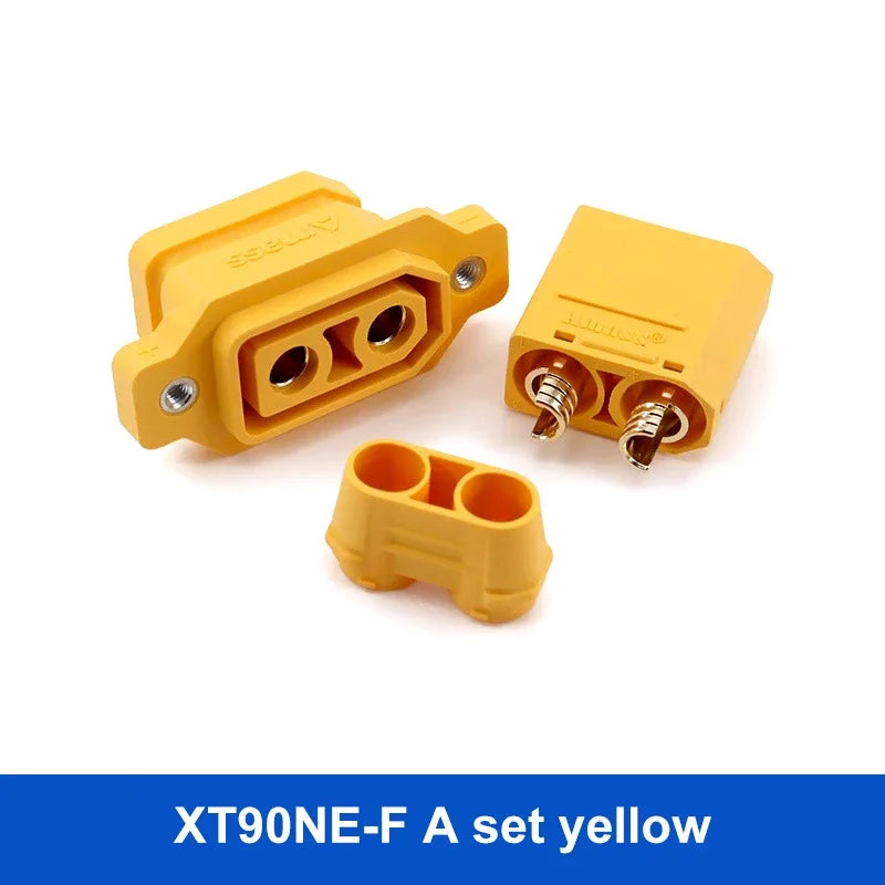 30A XT90NE Lithium Battery Charging Connector Wire Fixed Female Head Welded Type Gold-plating XT90 Terminal Male New Energy Plug