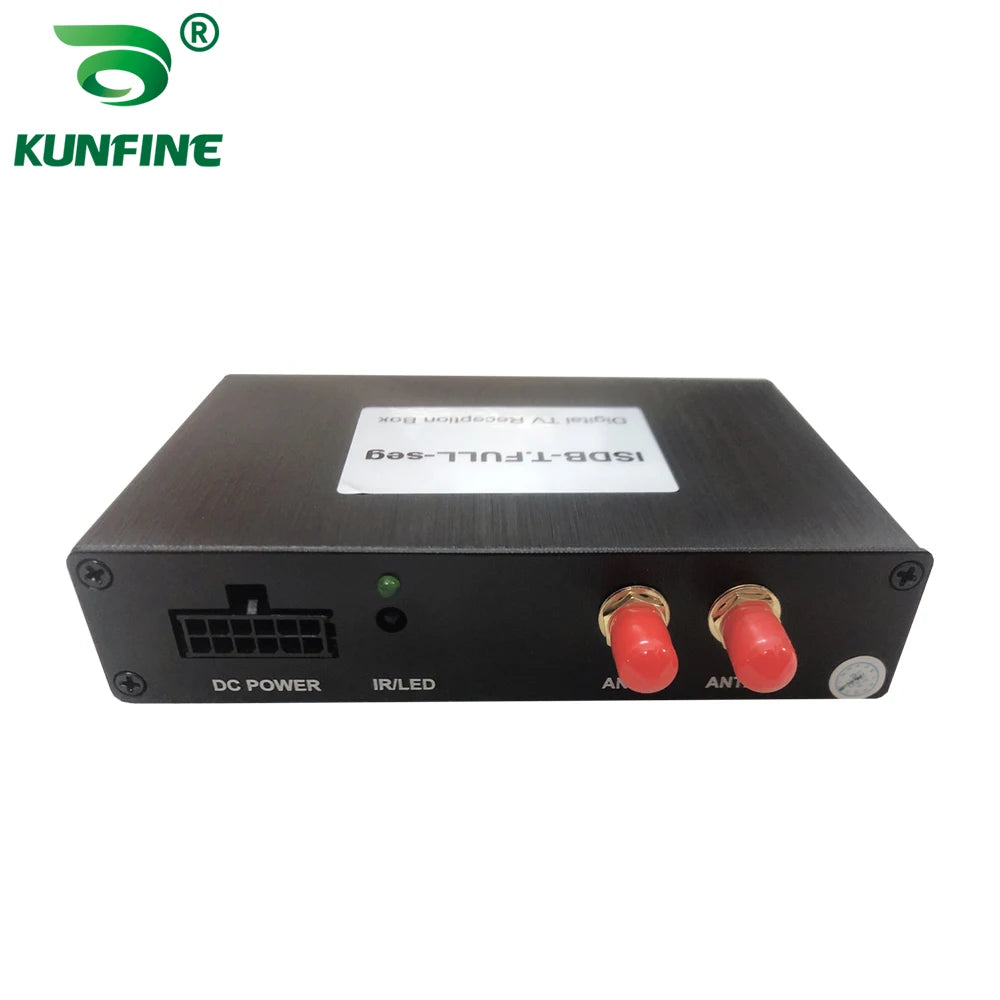 12V-24V Car Digital TV Receiver ISDB-T Full One Seg Mini B-cas Card With 2 Tuner Antenna Japan
