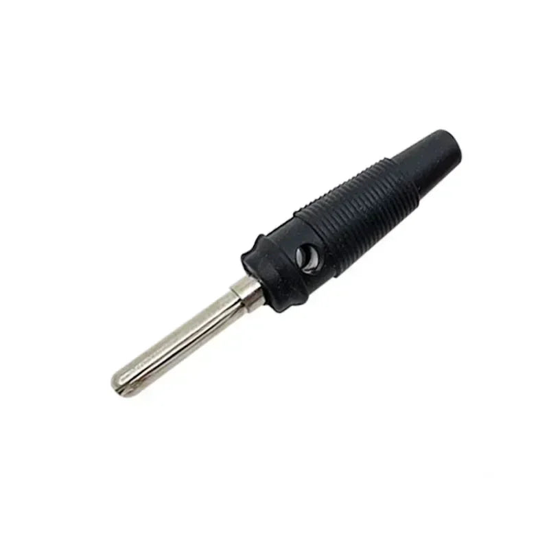 20Pcs 4mm Banana Plug Connectors Black And Red High Current Insulated Shrouded Stackable Screw Connection Probe