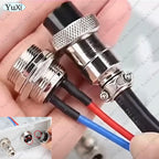1-10Pcs GX20 Aviation Connector 2/3/4/5/6/7/8/9/10/12P Fixed Terminal Block Mobile Docking Type Cable Wire Connector Female Male