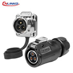 CNLINKO M20 Upgraded High Quality LP20 2 3 4 5 7 9 12 14 Pin Connector Circular Industrial Loose-proof IP68 Waterproof Connector