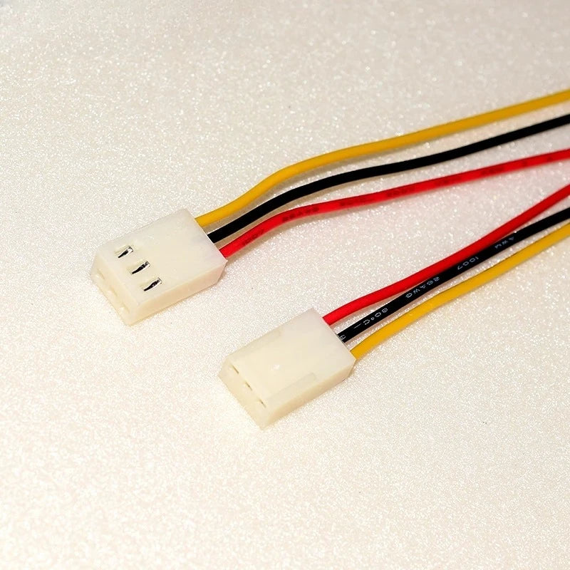 10pcs KF2510 10cm 20cm 30cm 2p 3p 4p 5p 6PIN Single Side Plug Connector 2.54mm 0.1" Pitch  26AWG Electronic Wire Harness